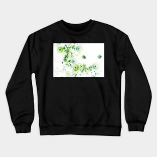 Green chamomiles Crewneck Sweatshirt